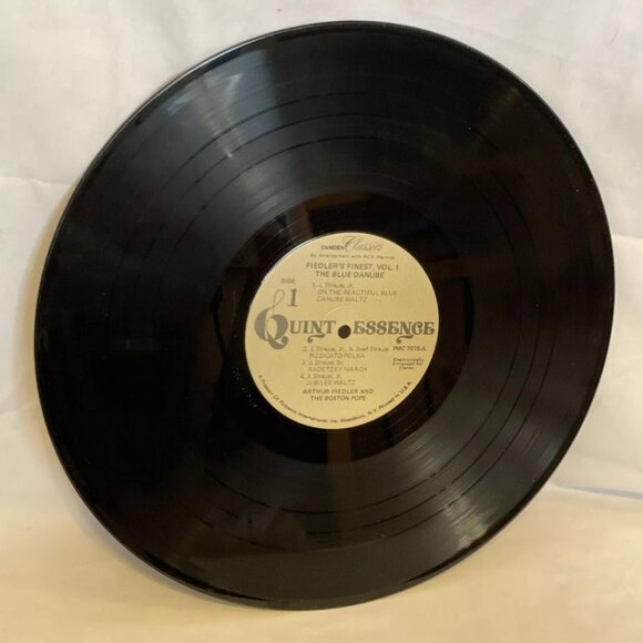 Fiedler's Finest, Vol. 1 The Blue Danube (Vinyl, 1977) Quintessence PMC 7015 VG+ - Picture 5 of 8
